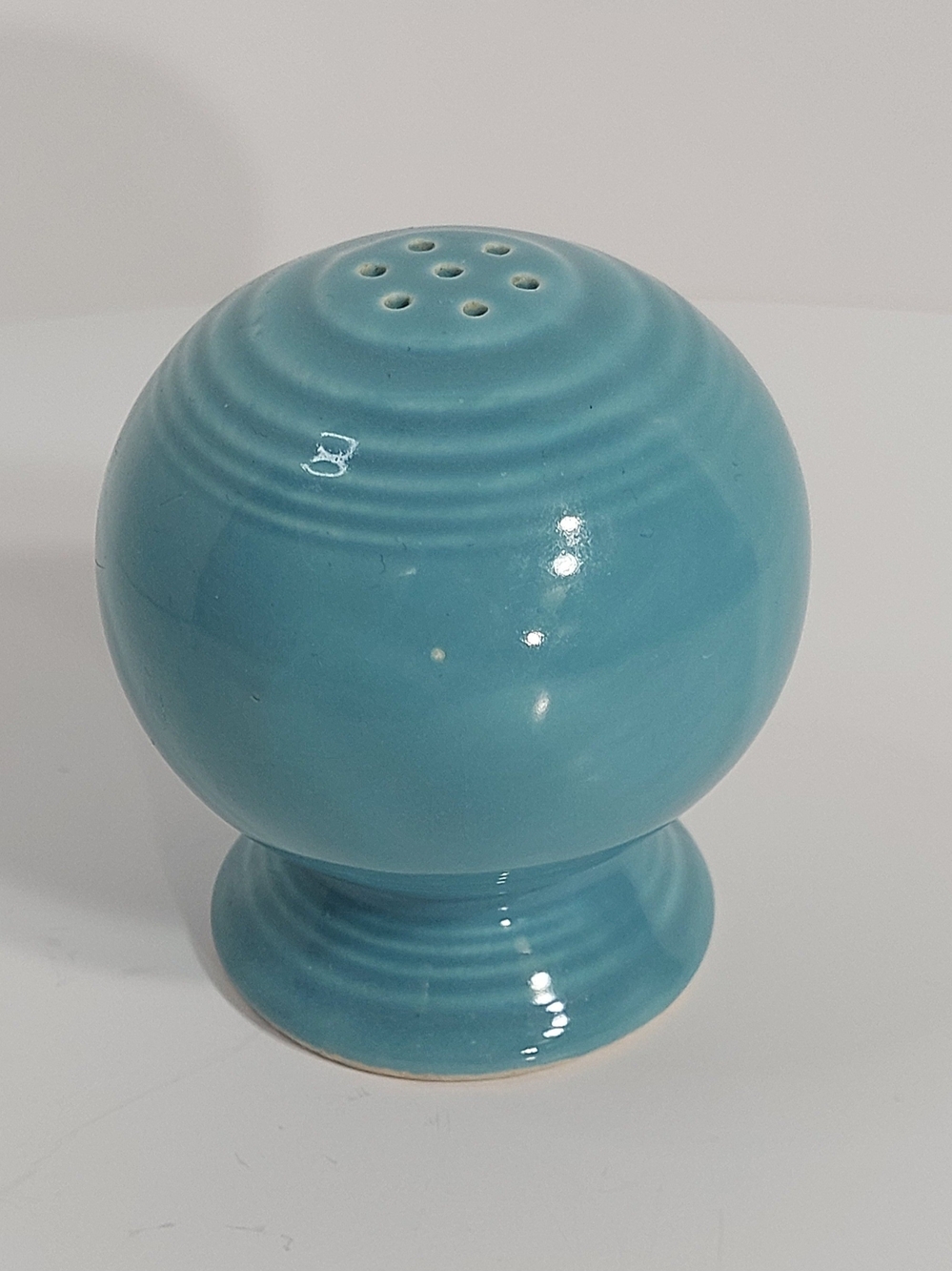 Vintage Fiesta Ware Turquoise Salt Shaker - Kitchen Collectibles